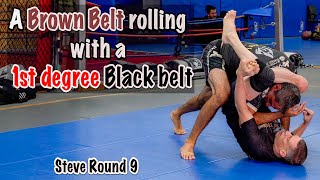 Rolling with a 1st degree Black Belt(narrated)