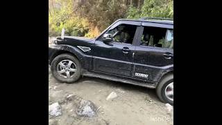 Scorpio 4x2 off roading #short #viral #search #thar #carmodified