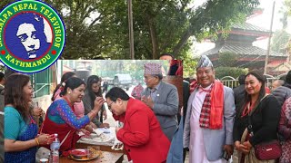 विकासमानको नेतृत्वमा महालक्ष्मीस्थानमा शुभकामना आदान–प्रदान ।। वडावासी सवैको सम्मान ।। LMC Ward No.5