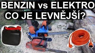 Benzín nebo elektrika? Která pila je levnější na provoz?