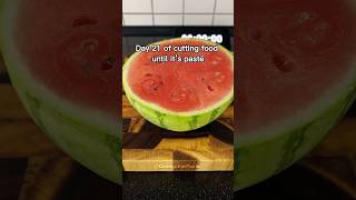 Cutting food until it’s paste: watermelon 🔪🍉 #foodcutting #satisfying