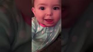 BABIES FIRST WORDS CAUGHT ON CAMERA!! #103 #shorts