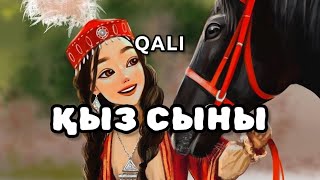 ҚЫЗ СЫНЫ - Qali (караоке, мәтін, текст песни, lyrics)