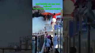 Carnival Freedom Cruise ship on fire