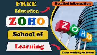 FREE Software Engineering Education with Placement by !  ZOHO School of Learning |