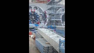 TBM- TUNNEL BORING MACHINES PREP! #engineering #construction #viral #tunnelling