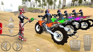 Off-road Outlaws Online Multiplayer Mud Driving Motocross Stunt Android Gameplay