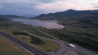 DJI Air 2S Dirkes - short video of Jordanelle and Deer Mountain. Part 1.