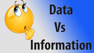 data vs information - Simple Explanation