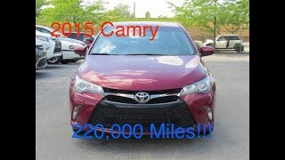 What does a 220,000 mile 2015 Camry look like?