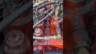 How check hydraulic leak on 220hxl Hyundai #shots #automobile #fordparts #piston #balljoint