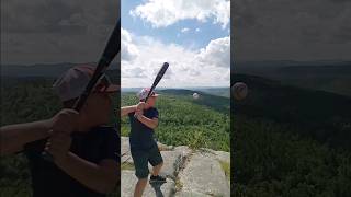 😈⚾️ Ethan hitting a baseball off Devil's Den