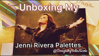 UNBOXING MY JENNI RIVERA x BeBELLA COSMETICS PALETTES || DESIGNSBYBELLANICOLE