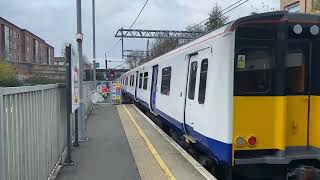 Rail Operations Group Class 37884 Drags Class 315838+315847 towards Newport Docks