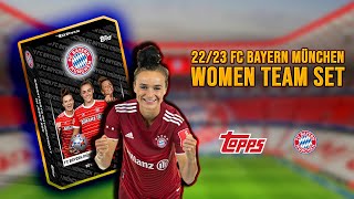 22/23 Bayern Munich Women's Team Set Box Opening! /10 Auto!!