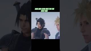 Zack Fair and Cloud Strife meet #shorts #finalfantasy #finalfantasycrisiscore #gamingshorts #gaming