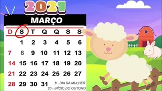 Calendário Dia 29 de Março - Ovelhinha de Páscoa (Educação Infantil)