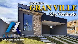 Casa linda e térrea no condomínio GRAN VILLE São Venâncio