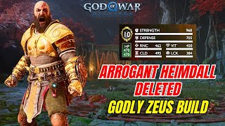 Absolute Destruction Of HEIMDALL By Son Of ZEUS 😳 - God Of War Ragnarok