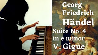 A high spirited touch from Händel’s Suite No.4 in e minor HWV 429: V. Gigue on the clavichord (5/5)