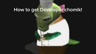 How to get Developer chomik! (find the chomiks)