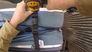 Overland Roof Top Tent Replacement Hold Down/Side Strap Upgrade Install Tepui repair. Rezistent Gear