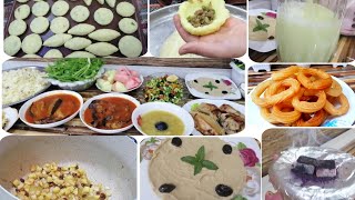 يومياتي في رمضان🌛تحضيرات الفطور والسحور 🍱🥗🍛سويت داطلي تحلايه🥨😋غسل اماعين 🍴🍽️شاهدوا الفيديو للاخير 🥰😍