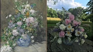 How To Recreate Renoir's 'Spring Bouquet': Art Inspired Floral Arrangement Tutorial