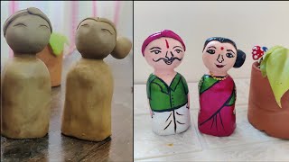 DASARA DOLLS DIY | CLAY DOLLS | HANDMADE DOLLS | NAVRATRI DOLLS | DASARA GOMBE IDEAS