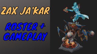 Zax Ja'kar Highlight | Gameplay and Roster Review | Moonbreaker