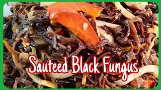 Sauteed Black Fungus with Oyster Sauce/Recipe