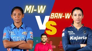 MI-W VS BAN-W | MI-W VS BAN-W DREAM11 TEAM PREDICTION | Women's Premier League  #dream11prediction