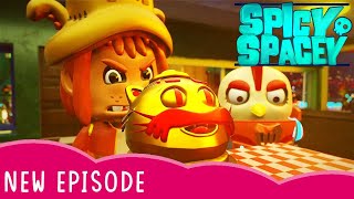 Spicy Spacey 🚀 Episode 4: Cheater  🌌 Superhero cartoons | Chuck Chicken Cartoons