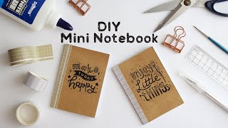 🗒 DIY mini notebook⎪how to make notebook 🔖