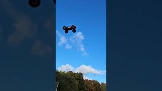 Kronos dive bomb! 🤣🤣 #rc #rccar #Kronos #teamcorally #rcbasher #rcjump #skatepark