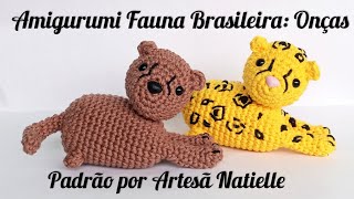 Onça Amigurumi Fauna Brasileira