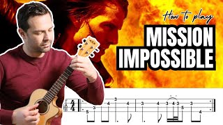 Learn the 'Mission Impossible' Theme on Ukulele (running Tabs)