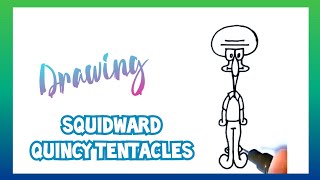 Cara Menggambar Squidward Quincy Tentacles | HOW TO DRAW