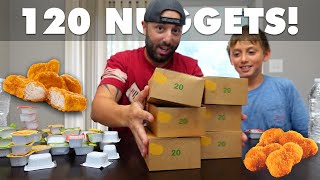 120 McDonald’s Chicken Nugget Challenge!