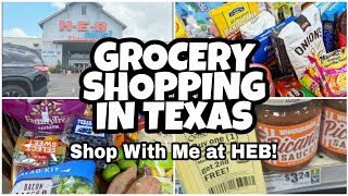 HEB GROCERY HAUL | Shop with Me at HEB | GROCERY PRICES IN CENTRAL TEXAS | Grocery Haul & Meal Plan!