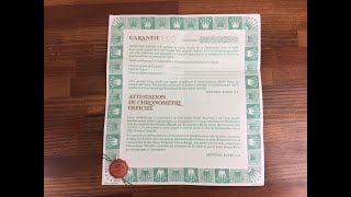 Rolex President DateJust 69178 Vintage Blank Garantie Paper 1988