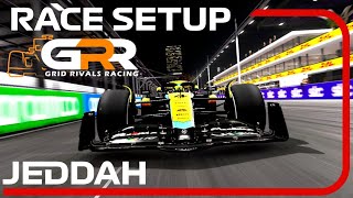 F1 23 Jeddah Grid Rivals Racing - Race Setup - Pole & Win 💪