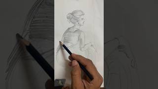 Woman sketch easy #womansketch #shortsfeed #artshorts #pencildrawing #womandrawing