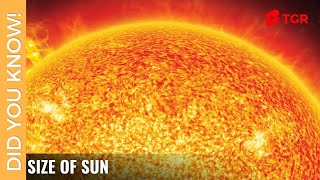 Size Of Sun | Interesting Fact About Sun | #ShortVideo 080