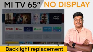 65 inch MI TV Backlight Replacement | L65M5-5SIN | MITV 4X | ಕನ್ನಡದಲ್ಲಿ