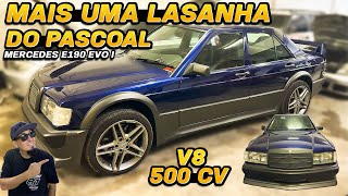 Descolei uma RARA Mercedes Benz 190-E EVO 1 e motor v8tão com mais de 500cv original.