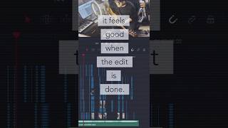 It Feels Good When The Edit is Done #davinciresolve #edit #shorts