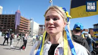 Rally for Ukraine held in Reno