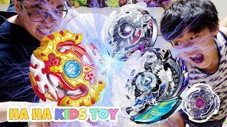 [대회 금지베이 각] 스프리건 레퀴엠 vs 킬러 데스사이저 베이블레이드 버스트 갓 Beyblade Burst Evolution - 하하키즈토이