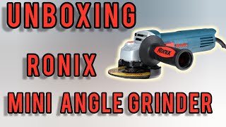 ASMR Unboxing Ronix mini angle grinder